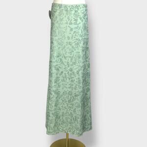 NWT STAUD Vincenzo Barletta Designer Beaded Crystal Jeweled Maxi Skirt 4/Small